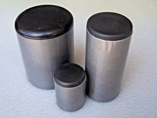 Plastic Insert Caps & Plugs the end of 2-1/4" Round Tube 10-12 gauge wall