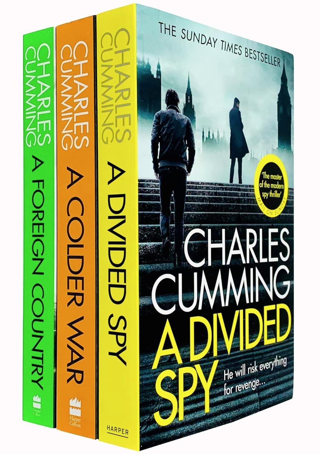 Thomas Kell Spy Thriller Series 3 Books Collection Set by Charles Cumming Colder