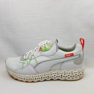 PUMA Calibrate Restored PPE White Leather Sneakers - Men's Size 9 - 388350-01