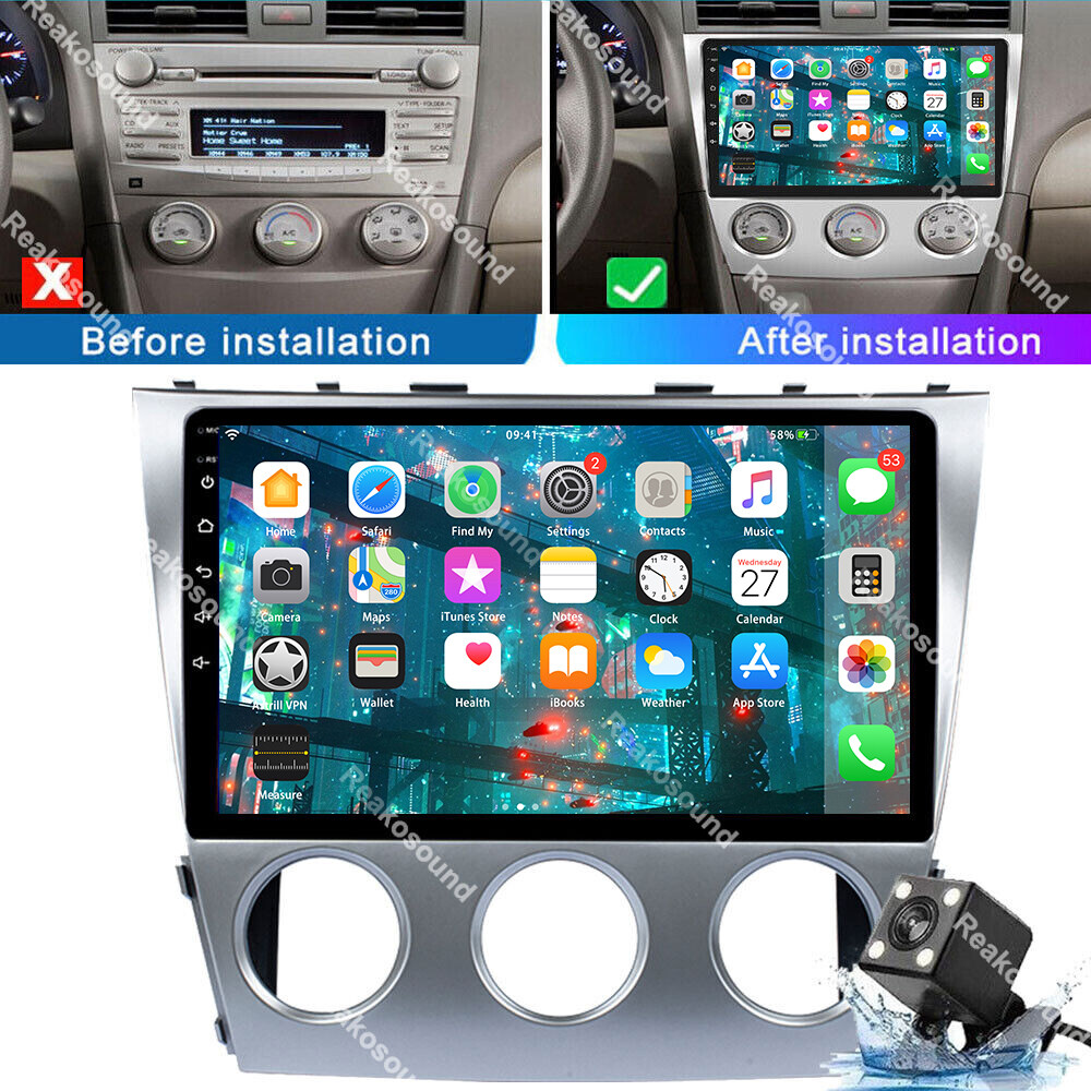 6 128G QLED Car Radio For Toyota Camry 2017-2020 Android 13 Carplay...