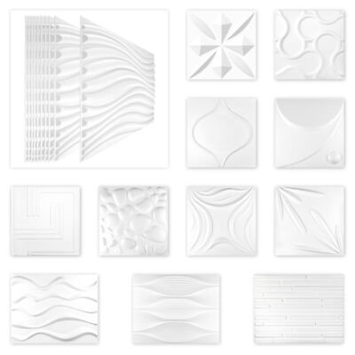 10qm 3D Natur Platten Wandverkleidung Deckenpaneele Wanddekor Bambus Wandtattoo