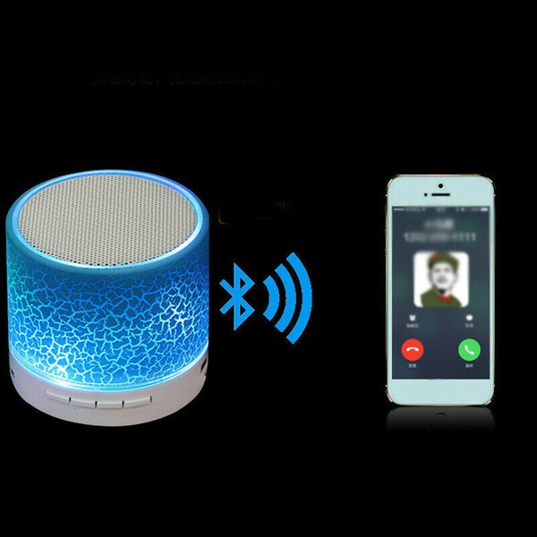 Alternate view of Luminous Lights Rechargeable Wireless Bluetooth Speaker Portable Mini Super Bass