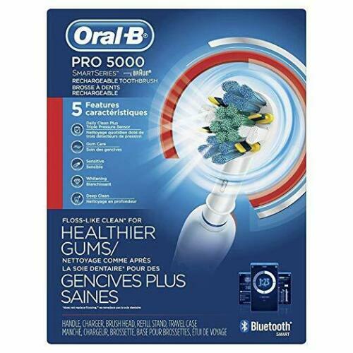 Oral-B Pro 5000 SmartSeries Bluetooth Electric Rechargeable 