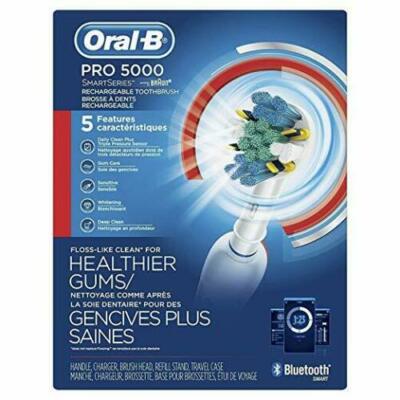 Oral-B Pro 5000 SmartSeries Bluetooth Electric Rechargeable White - Brand new 