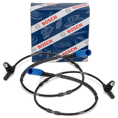 2x BOSCH 0986594686 ABS Sensor Raddrehzahl für BMW X3 E83 hinten 34523420331