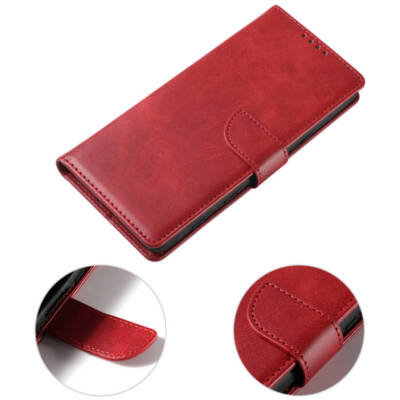 FÜR SAMSUNG GALAXY A26 5G - NEXERI Wallet Etui Hülle Handy Tasche Buch Case ROT