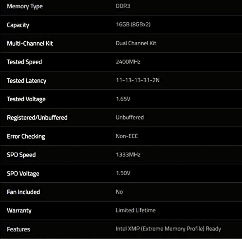 G.Skill F3-2400C11D-16GXM Memory Module - Image 4 of 4