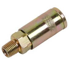 Sealey Male Coupling Body 1/4"BSPT Pack of 25 Couplings Standard ACX01BP