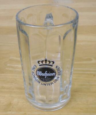 Warsteiner 0.4L Glass Beer Mug - Germany