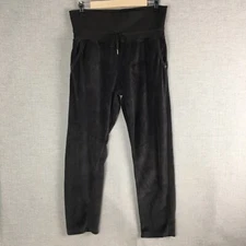 Timeout Velour Lounge Pants Women's S Small Drawstring Straight Pockets