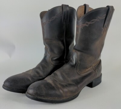 Ariat Heritage Roper Western Boots 12 EE Men Distressed Brown 10002284 Wide ariat-men-s-heritage-roper-  main image 3