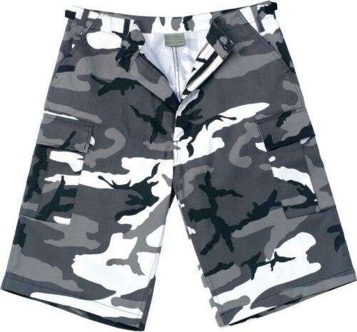 Extra Long Cargo Tactical Shorts Camo BDU Uniform Military Fatigues Below Knee - Picture 8 of 12