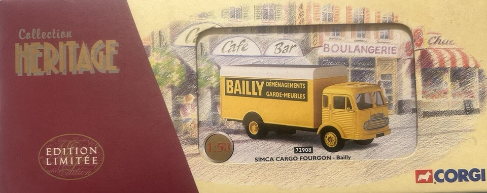 Corgi Simca Cargo Fourgon Bailey #72908 - Image 2 of 3