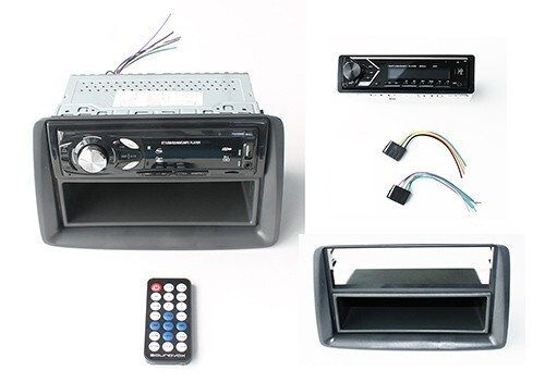 KIT Stereo + Mascherina Autoradio Compatibile con FIAT Panda 169 dal 2003 2011