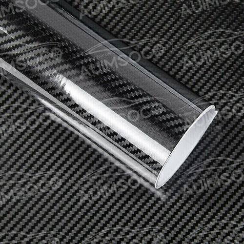Carbon Fiber Center Console Wrap Sticker Armrest Cup Holder Panel Trim Interior - Foto 9 di 12