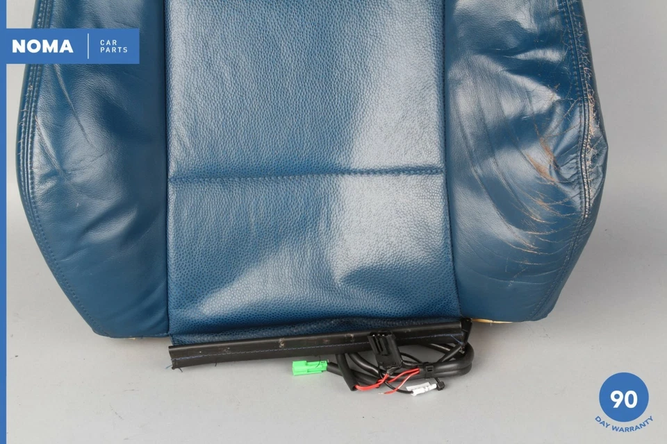 99-02 宝马 Z3 E36 Roadster 左前运动座椅靠垫皮革蓝色原始设备制造商 — 第 3/4 张图片