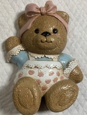 Vintage BURWOOD 3312 Brown Teddy Bear Wall Decor Baby Nursery
