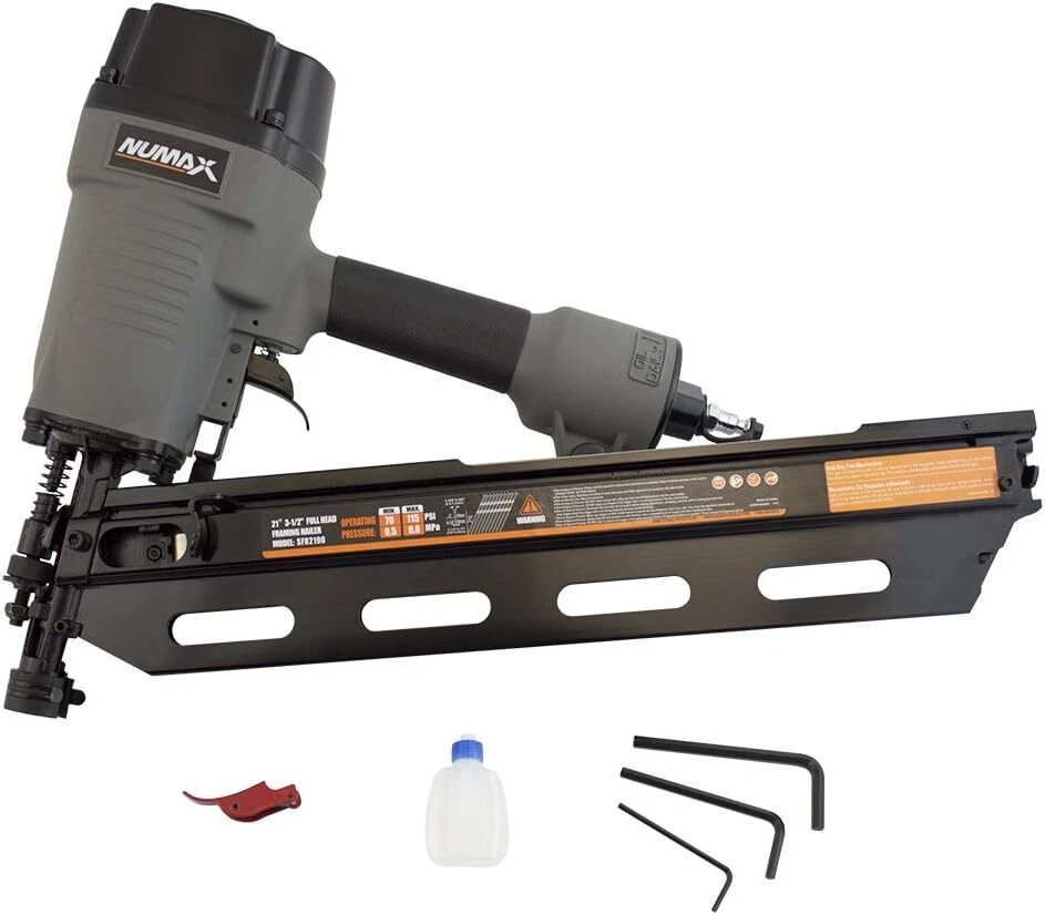 Pneumatic 21 Degree 3-1/2" Framing Nailer, SFR2190