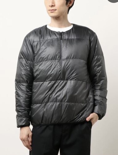 Goldwin Puffer Down Sweater,Jacket, Design In Japan, Pockets ,Black ,Mens - Picture 15 of 15