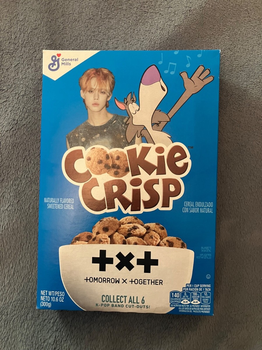 COOKIE CRISP CEREAL LIMITED K-POP TXT YEONJUN 10.6oz SEALED BOX | eBay
