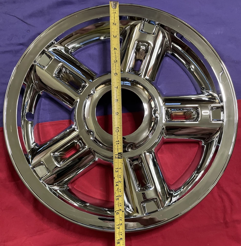 2002-2005 Ford Explorer 16” 5-spoke Steel Wheel CHROME Skin Hubcap Cover IMP312x - Image 3 of 4