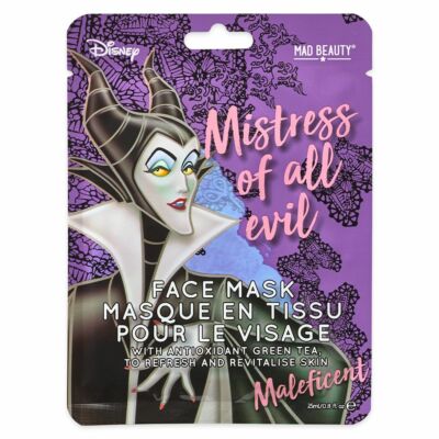 Disney Parks Maleficent Mistress of all Evil Facial Face Mask 