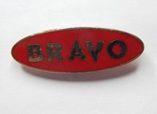 Fiat Bravo Enamel Badge Motoring Cars Italy 