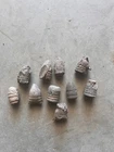 Lot of 10 Misc. Spent Minie Type Bullets dug at Old Ft. Wingate New Mexico