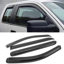 Window Visor Rain Deflector Guard For 2004-08 Ford F150 Supercab Extended Cab U#