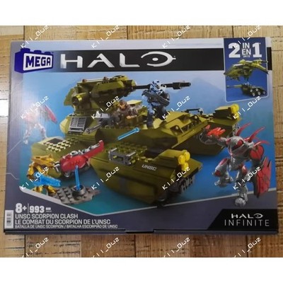 Mega Construx Bloks Halo HHC42 UNSC Scorpion Clash 2 IN 1 Collectible Figure