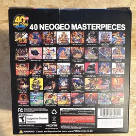 SNK Neo Geo Mini International 40th Anniversary Microconsole Built-in Games HDMI