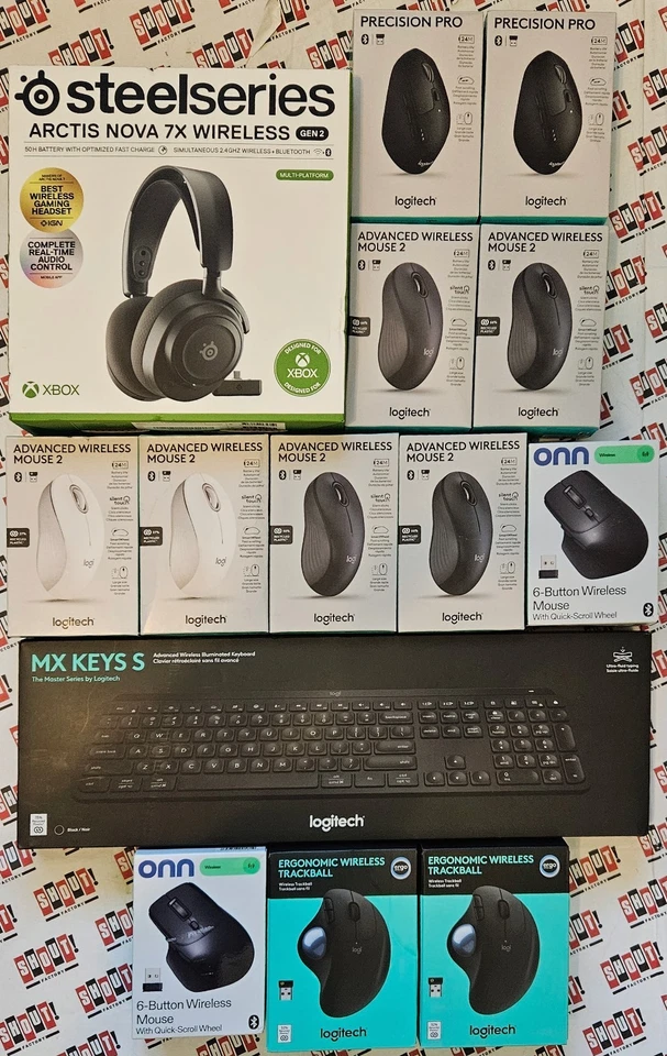 BRAND NEW (Logitech/SteelSeries) RGB Gaming Keyboard/ Wireless Mice (SUPER SALE) - Image 3 of 4