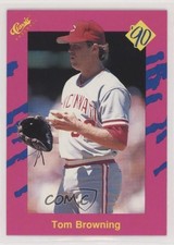 1990 Classic Update Pink Travel Edition Tom Browning #T7 2k2