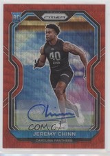 2020 Panini Prizm Rookie Red Wave Prizm Auto /149 Jeremy Chinn #367 Auto 1x9
