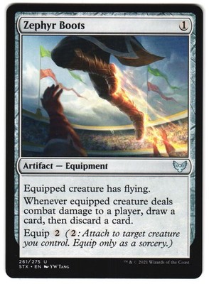 Zephyr Boots 261 Strixhaven: School of Mages NM MTG