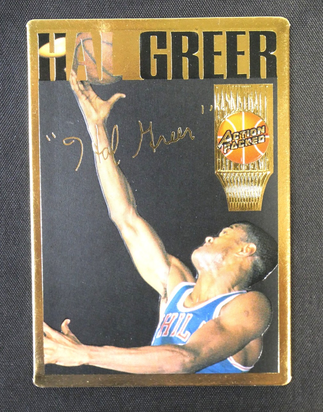 1994-95 Action Packed Hall of Fame HAL GREER Basketball Card #28