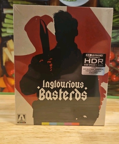 Inglourious Basterds Arrow Limited Edition - 4K UHD + Extras Blu-ray - Brand New