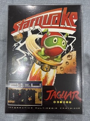 Starquake Atari Jaguar Cartridge In Box  Beta Release