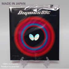 Butterfly Dignics 09C Table Tennis Rubber Red/Black Made in Japan