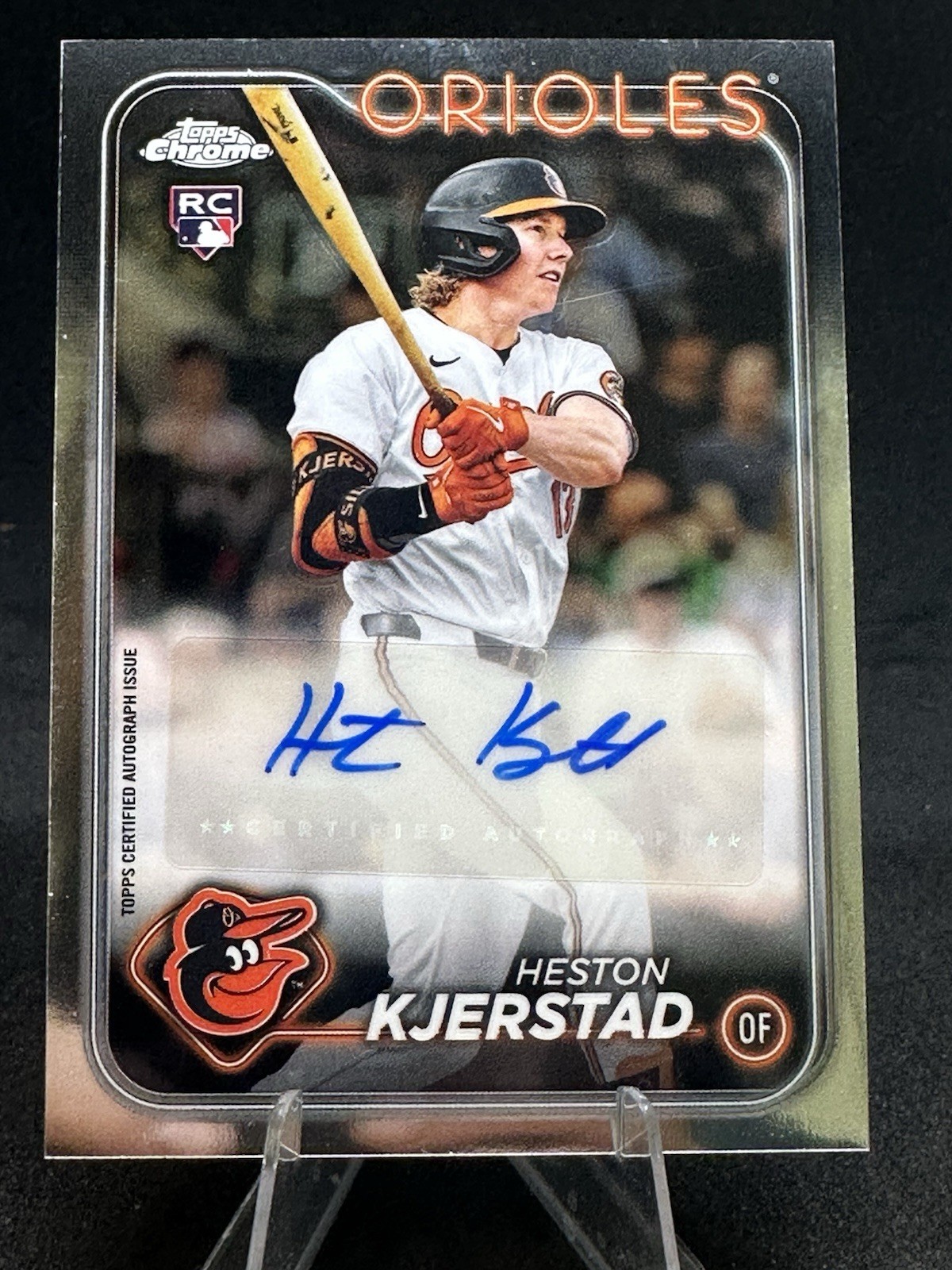 2024 Topps Chrome Update Heston Kjerstad Rookie Auto #AC-HK