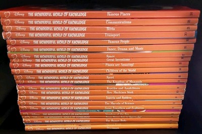 Disneys wunderbare Welt des Wissens Bücher 22 verfügbar je 2£
