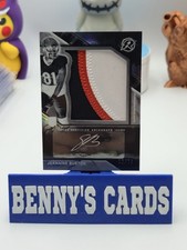 2025 Topps Resurgence Football Black Refractor Relic Auto /14 RC Jermaine Burton