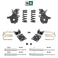 46 Spindles Coils Lowering Kit Flip Shocks For 1997-2003 Ford F-150 F150 2wd V8