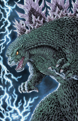 Godzilla's Monsterpiece: Godzilla's the Odyssey #1 Lyman Var. A Virg. LTD 500 CB