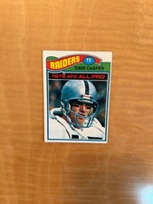 1977 TOPPS FOOTBALL #380 DAVE CASPER (RC)!! HOF ROOKIE!! $1 SHIPPING!!