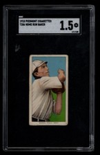 1910 T206 Sweet Caporal Home Run Baker SGC 1.5