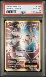 Mewtwo EX 103/108 XY Evolutions Full Art Ultra Rare