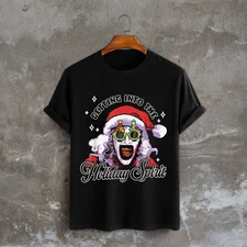 Terrifier Holiday Spirit Santa Illustration Horror Movie T-Shirt