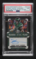 2022 Contenders Optic Black Scope Prizm 22/25 Ahmad Gardner PSA 9 MINT Auto 11oq