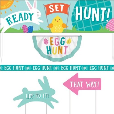 Easter Egg Hunt Kit Plastic Easter Egg Hunt Decoration Party Supplies